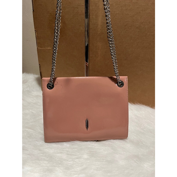 Thacker Gold leather convertible shoulder crossbody bag - Picture 2 of 9